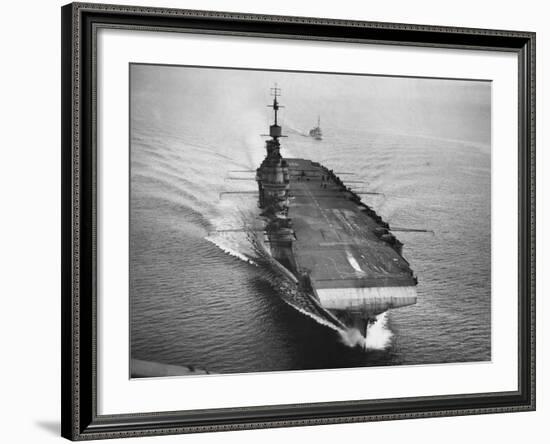 HMS Illustrious, 1942-null-Framed Photographic Print