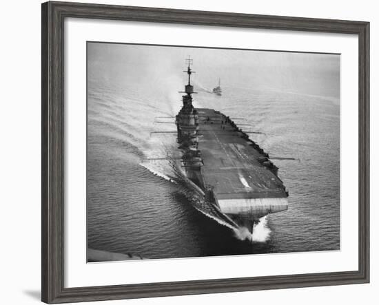 HMS Illustrious, 1942-null-Framed Photographic Print