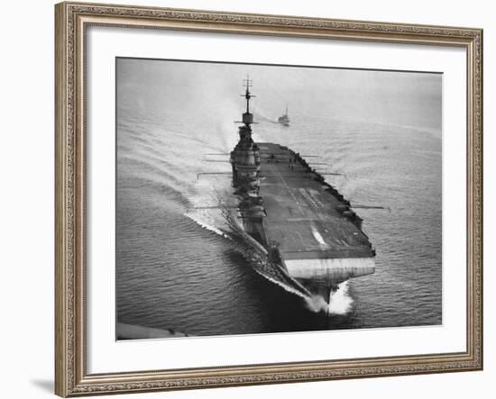 HMS Illustrious, 1942-null-Framed Photographic Print