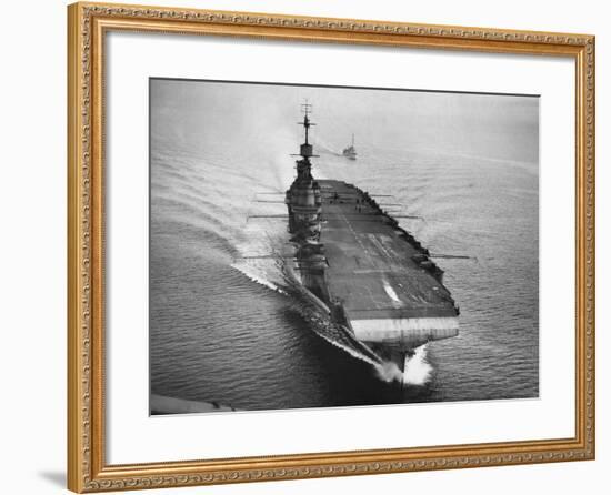 HMS Illustrious, 1942-null-Framed Photographic Print