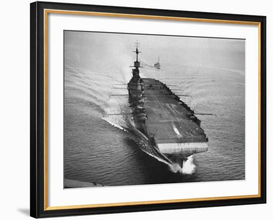 HMS Illustrious, 1942-null-Framed Photographic Print