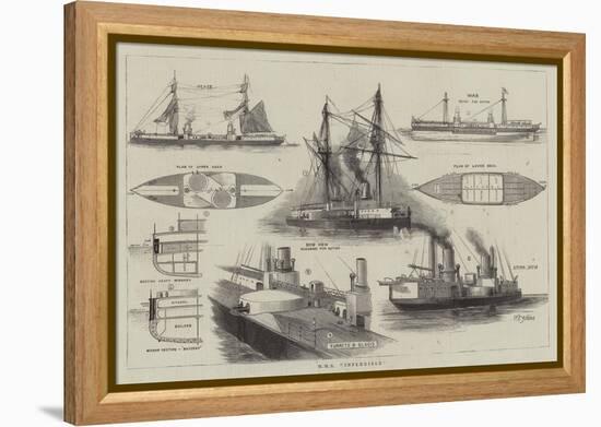 HMS Inflexible-William Edward Atkins-Framed Premier Image Canvas