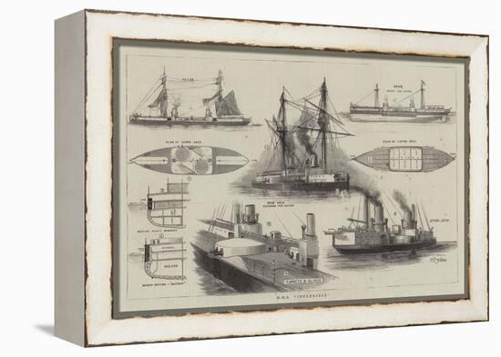 HMS Inflexible-William Edward Atkins-Framed Premier Image Canvas