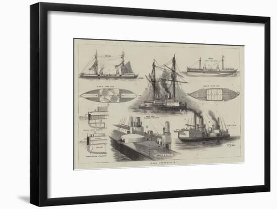 HMS Inflexible-William Edward Atkins-Framed Giclee Print