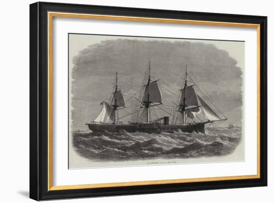 HMS Invincible, Built on the Clyde-Edwin Weedon-Framed Giclee Print