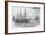 'HMS Iris, with the Gunboats Beacon and Decoy, Blockading Damietta', c1882-Unknown-Framed Giclee Print