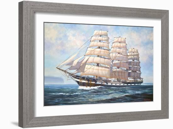 Hms Macquarie-John Bradley-Framed Giclee Print