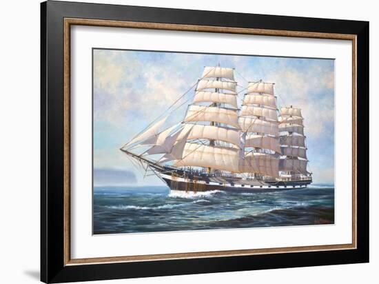 Hms Macquarie-John Bradley-Framed Giclee Print