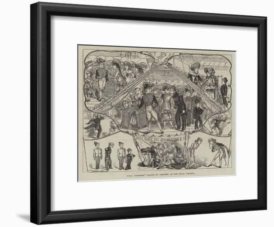 HMS Pinafore, Played by Children at the Opera Comique-George Cruikshank-Framed Giclee Print