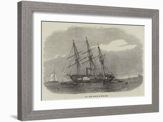 HMS Racer Aground on Ryde Sands-Edwin Weedon-Framed Giclee Print