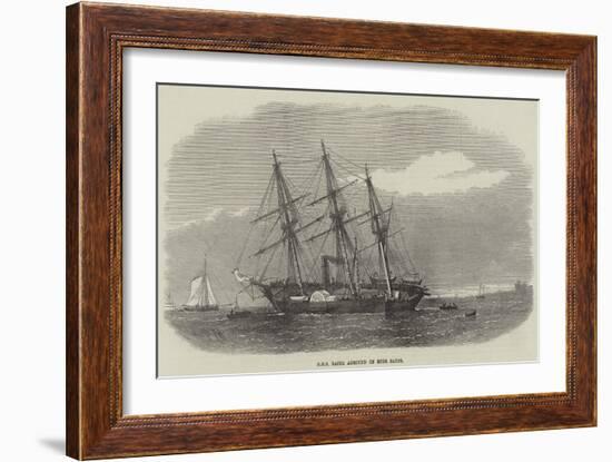 HMS Racer Aground on Ryde Sands-Edwin Weedon-Framed Giclee Print