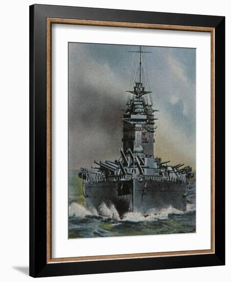 HMS 'Rodney'-null-Framed Art Print