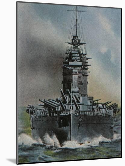 HMS 'Rodney'-null-Mounted Art Print