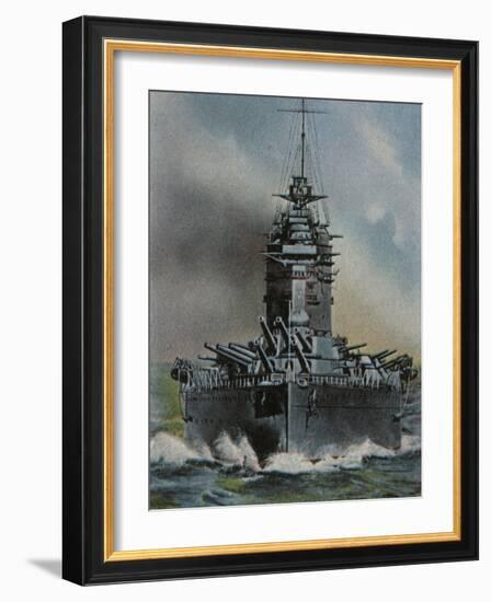 HMS 'Rodney'-null-Framed Art Print