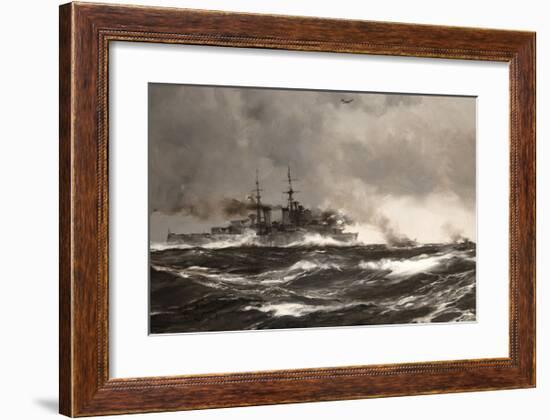 HMS Scylla-Montague Dawson-Framed Premium Giclee Print