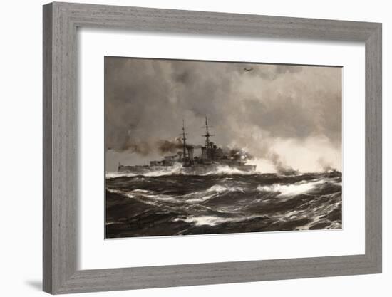 HMS Scylla-Montague Dawson-Framed Premium Giclee Print