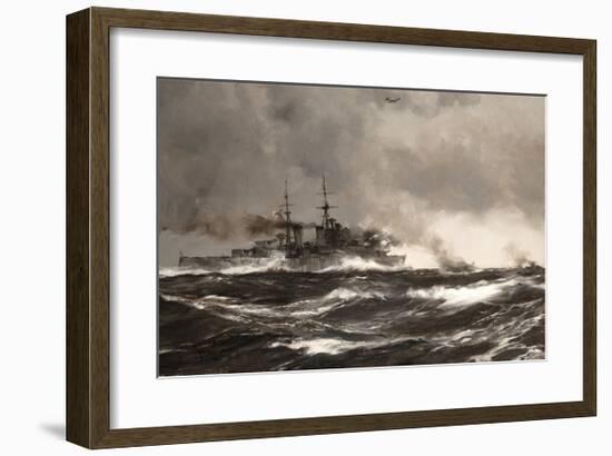 HMS Scylla-Montague Dawson-Framed Premium Giclee Print