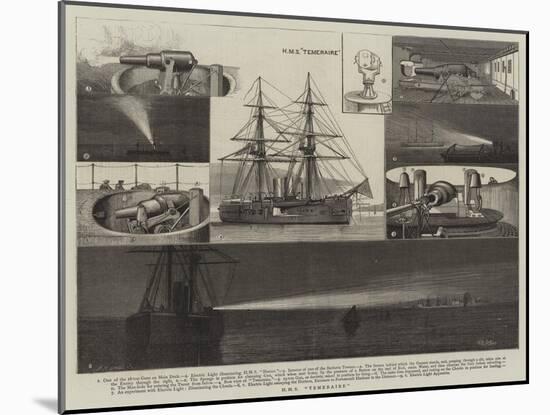 HMS Temeraire-William Edward Atkins-Mounted Giclee Print