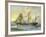 HMS Thrush, British 1st Class Gunboat, C1890-C1893-William Frederick Mitchell-Framed Giclee Print