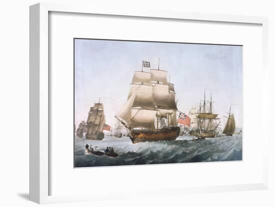 HMS Victory, 1806-null-Framed Giclee Print