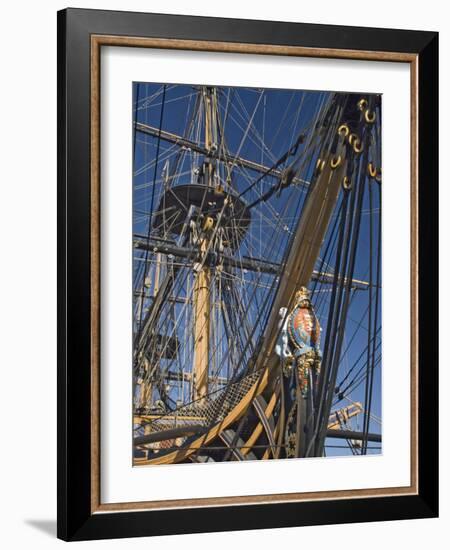 Hms Victory, Flagship of Admiral Horatio Nelson, Portsmouth, Hampshire, England, UK-James Emmerson-Framed Photographic Print