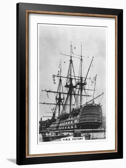 HMS Victory, Portsmouth, Hampshire, 1936-null-Framed Giclee Print