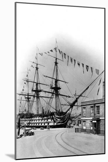 HMS Victory, Portsmouth, Hampshire, Early 20th Century-Wright & Logan-Mounted Photographic Print