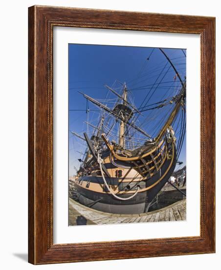 Hms Victory, Portsmouth Historical Dockyard, Portsmouth, Hampshire, England, UK-James Emmerson-Framed Photographic Print