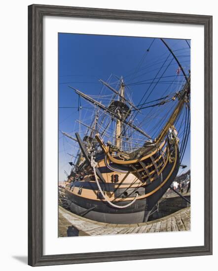 Hms Victory, Portsmouth Historical Dockyard, Portsmouth, Hampshire, England, UK-James Emmerson-Framed Photographic Print