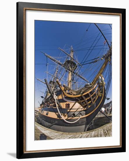 Hms Victory, Portsmouth Historical Dockyard, Portsmouth, Hampshire, England, UK-James Emmerson-Framed Photographic Print