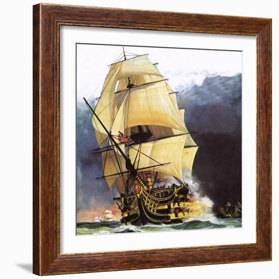 Hms Victory-Andrew Howat-Framed Giclee Print