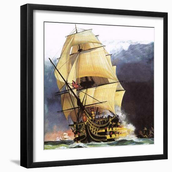 Hms Victory-Andrew Howat-Framed Giclee Print