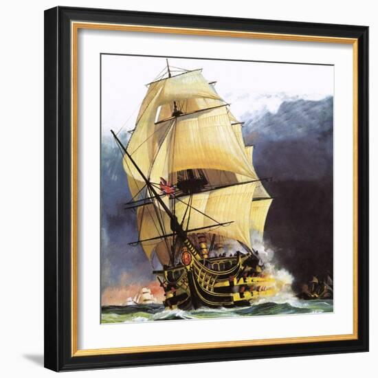 Hms Victory-Andrew Howat-Framed Giclee Print