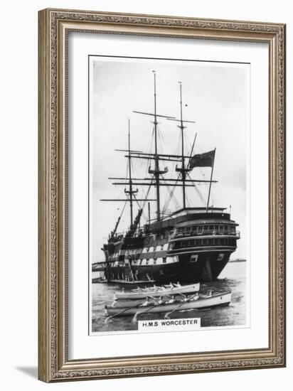 HMS Worcester, 1937-null-Framed Giclee Print