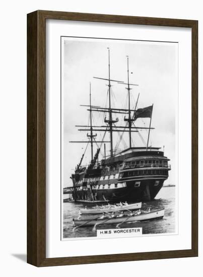 HMS Worcester, 1937-null-Framed Giclee Print