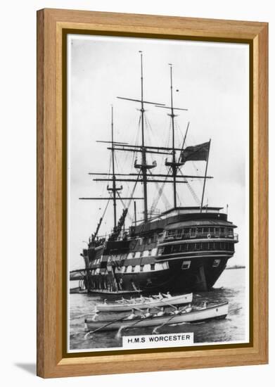 HMS Worcester, 1937-null-Framed Premier Image Canvas
