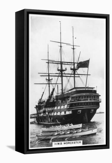 HMS Worcester, 1937-null-Framed Premier Image Canvas