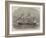 HMS Wyvern, Double-Turreted Iron-Clad Steam-Ram-Edwin Weedon-Framed Giclee Print