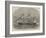 HMS Wyvern, Double-Turreted Iron-Clad Steam-Ram-Edwin Weedon-Framed Giclee Print