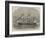 HMS Wyvern, Double-Turreted Iron-Clad Steam-Ram-Edwin Weedon-Framed Giclee Print