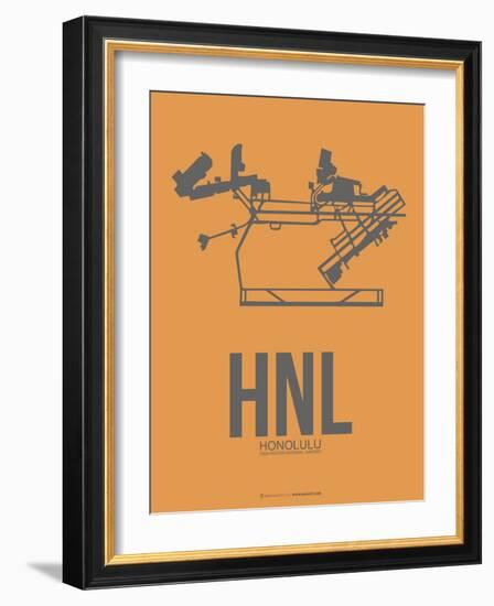 HNL Honolulu Airport 2-NaxArt-Framed Art Print