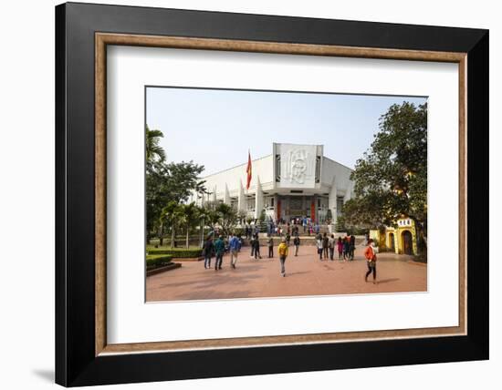 Ho Chi Minh Museum, Hanoi, Vietnam, Indochina, Southeast Asia, Asia-Yadid Levy-Framed Premium Photographic Print