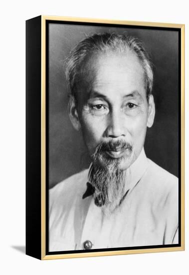 Ho Chi Minh, Vietnamese Prime Minister and President of the Democratic Republic of Vietnam-null-Framed Stretched Canvas