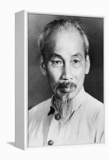 Ho Chi Minh, Vietnamese Prime Minister and President of the Democratic Republic of Vietnam-null-Framed Stretched Canvas
