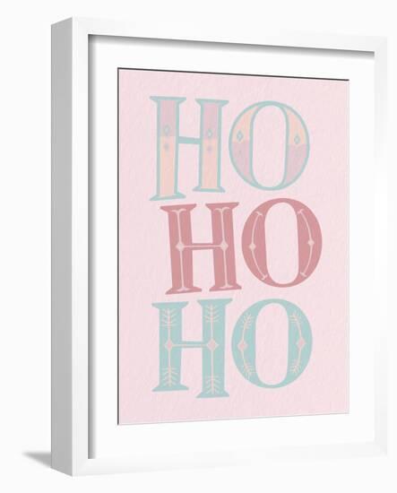 Ho Ho Ho Pastel-Kimberly Allen-Framed Art Print