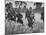 Hoa Hao Women's Troops Training for Jungle War with Sabers, in French Indo China-null-Mounted Photographic Print