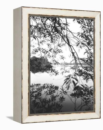 Hoan Kiem Lake View, Hanoi, Vietnam-Walter Bibikow-Framed Premier Image Canvas