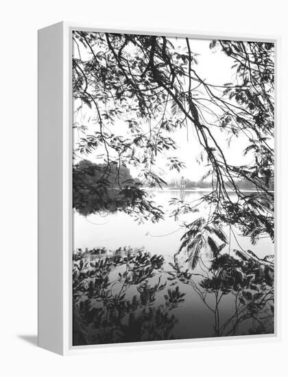 Hoan Kiem Lake View, Hanoi, Vietnam-Walter Bibikow-Framed Premier Image Canvas