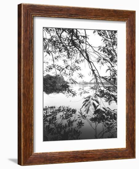 Hoan Kiem Lake View, Hanoi, Vietnam-Walter Bibikow-Framed Photographic Print