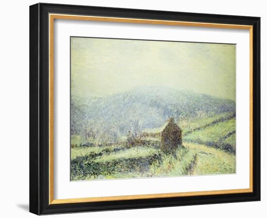 Hoar Frost at Huelgoat, Finistere; Gelee Blanche Au Houelgouat Finistere, 1903-Gustave Loiseau-Framed Giclee Print